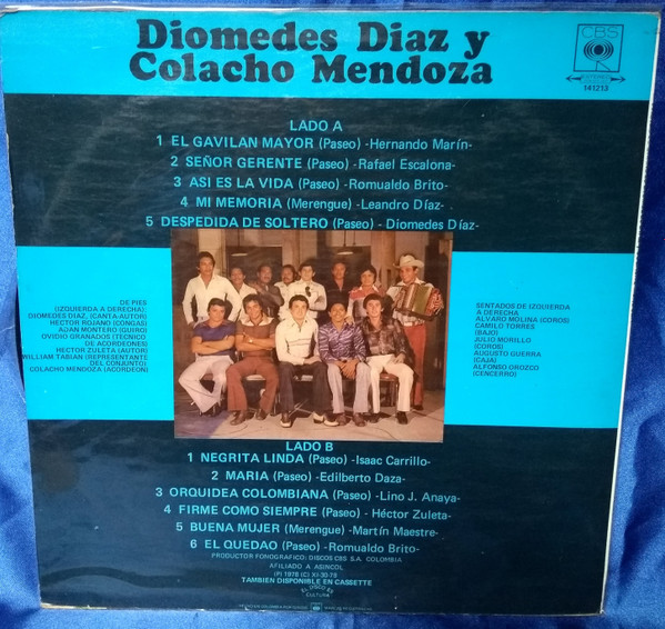 descargar álbum Diomedes Díaz y Nicolas 'Colacho' Mendoza - Dos Grandes