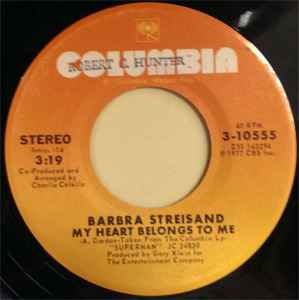 Barbra Streisand - My Heart Belongs To Me album cover
