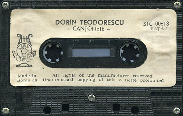 lataa albumi Dorin Teodorescu - Canțonete