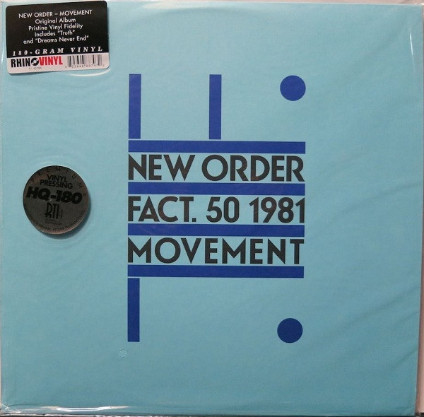 New Order – Movement (2009, 180 Gram, Vinyl) - Discogs