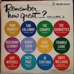 Cover of Remember How Great...? Volume 2, 1962, Vinyl