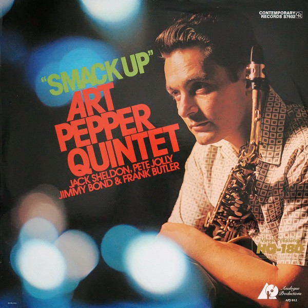 Art Pepper Quintet – Smack Up (1992, Vinyl) - Discogs
