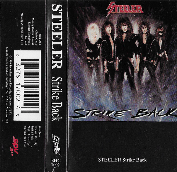 Steeler – Strike Back (1986, White Cassette, Cassette) - Discogs