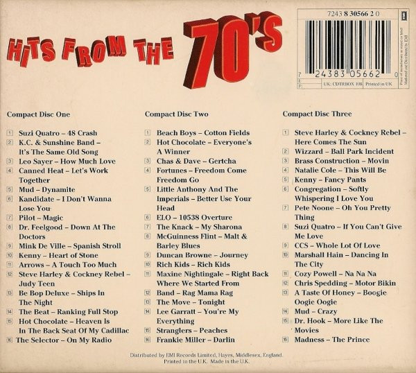 Album herunterladen Various - Hits From The 70s