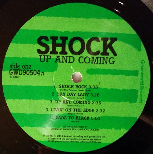 descargar álbum Shock - Up And Coming