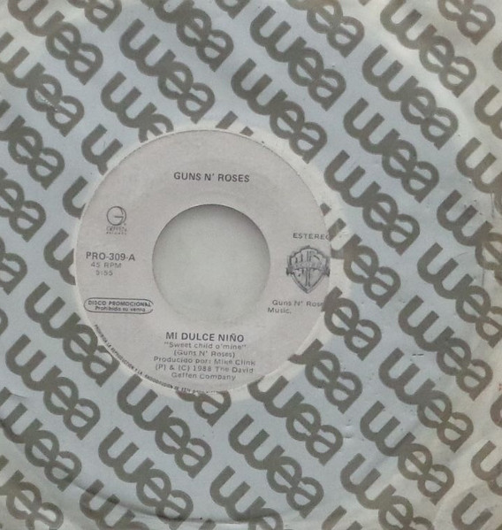 Guns N' Roses – Sweet Child O' Mine (1988, CD) - Discogs