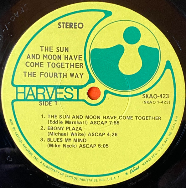 w/ RARE OBI！帯付LP！フォース ウェイ Fourth Way The Sun And Moon