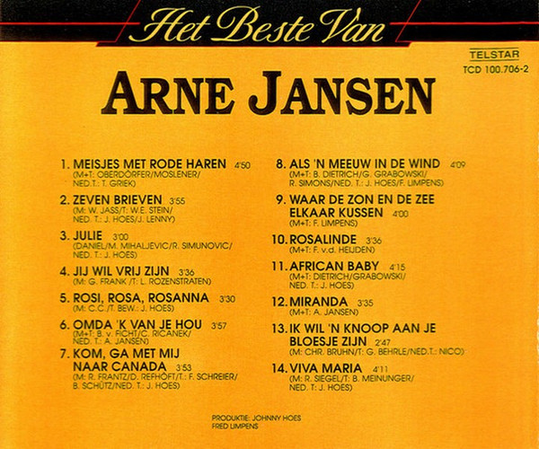 Album herunterladen Arne Jansen - Het Beste Van Arne Jansen