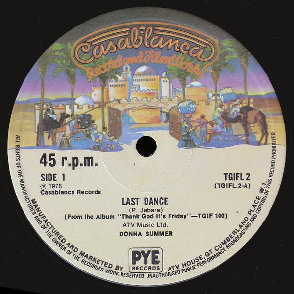 Donna Summer – Last Dance (1978, Vinyl) - Discogs
