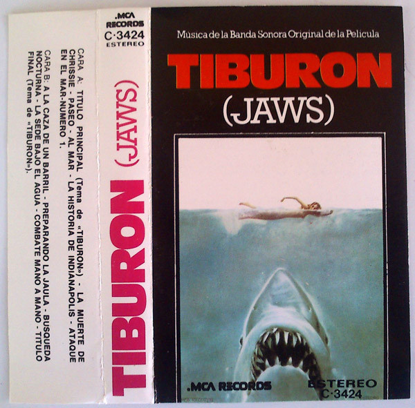 Dollhouse Miniature Record Album 1" 1/12 scale 80's Movie Jaws Shark Soundtrack 