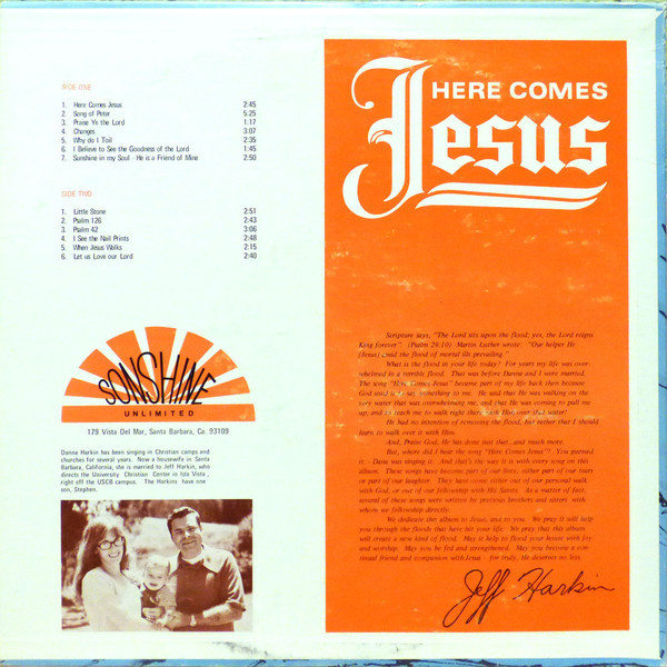 baixar álbum Danna Gunther Harkin - Here Comes Jesus