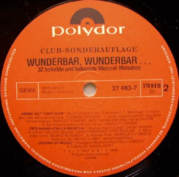 baixar álbum Various - Wunderbar Wunderbar