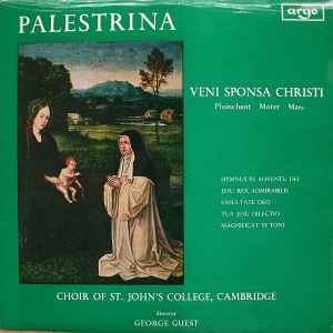 Giovanni Pierluigi da Palestrina - Veni Sponsa Christi album cover