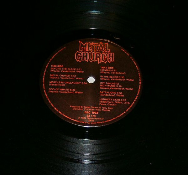 Metal Church - Metal Church (Banzai Records) [Vinyl] | Banzai Records (BRC 1933) - 3