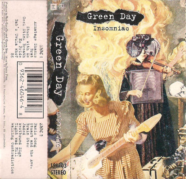 Green Day – Insomniac (1995, Dolby System, Cassette) - Discogs