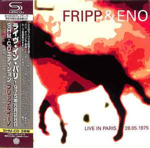 Fripp & Eno - Live In Paris 28.05.1975 album cover