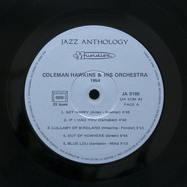 baixar álbum Coleman Hawkins And His Orchestra - 1954