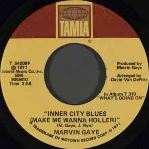 Marvin Gaye - Inner City Blues (Make Me Wanna Holler) / Wholy Holy album cover