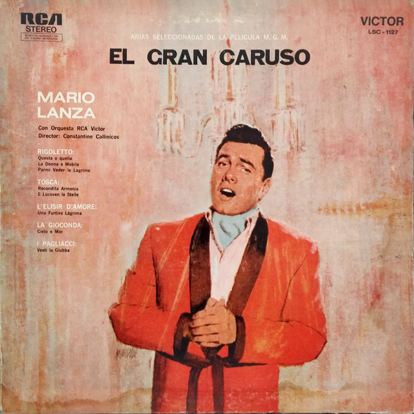 Mario Lanza El Gran Caruso Vinyl Discogs