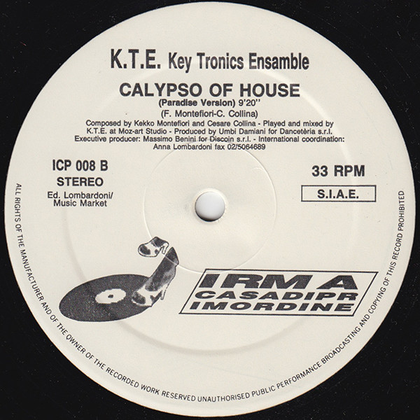 lataa albumi KTE Key Tronics Ensamble - House Of Calypso