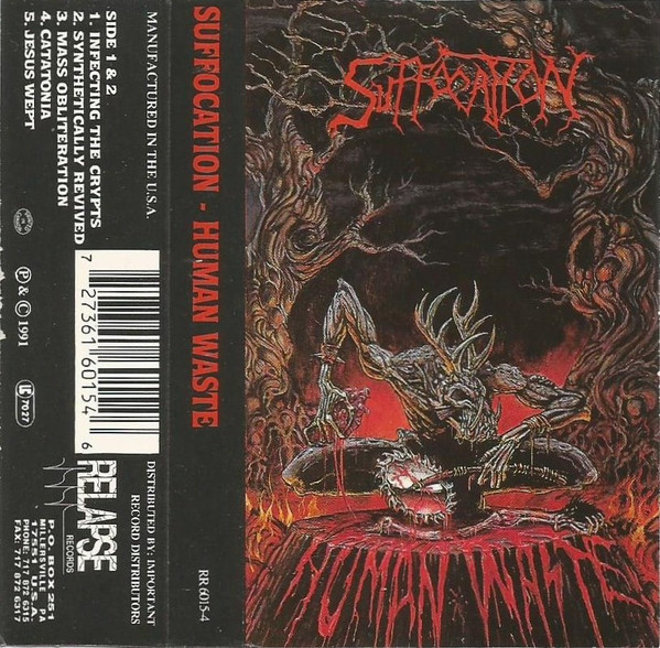 Suffocation – Human Waste (1991, Cassette) - Discogs