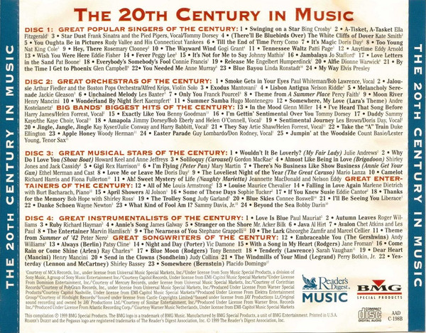 last ned album Various - The 20th Century In Music