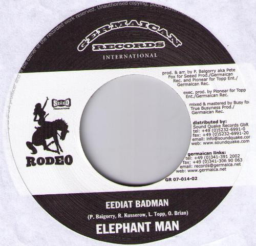 last ned album Elephant Man - Eediat Badman