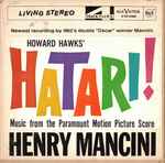Cover of Howard Hawks' Hatari! Music from the Paramount Motion Picture Score, 1962, Reel-To-Reel
