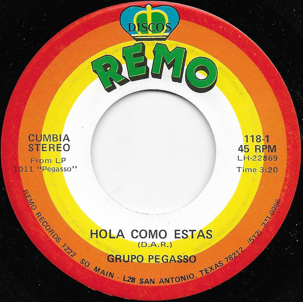 Grupo Pegasso – Hola Como Estas / Amor No Me Ignores (Vinyl) - Discogs