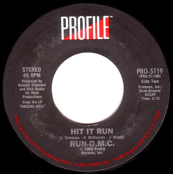 Run-D.M.C. – You Be Illin' (1986, Black Labels, Vinyl) - Discogs