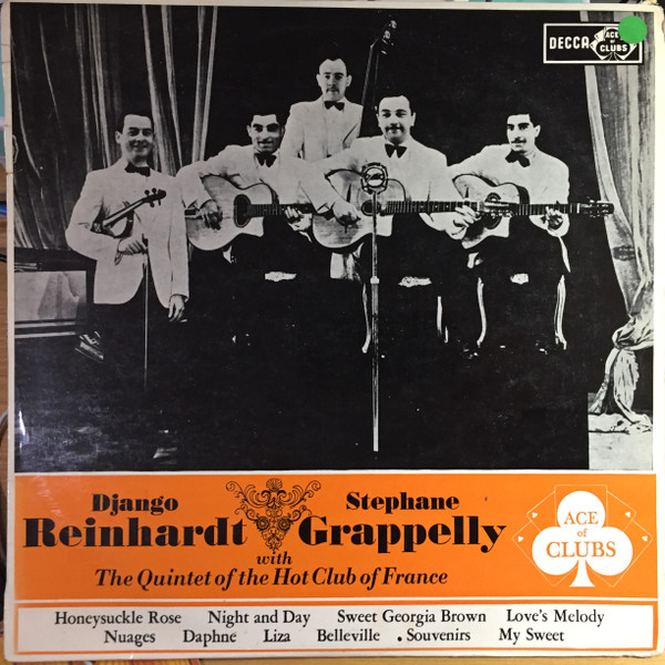 Django Reinhardt & Stephane Grappelly With The Quintet Of The Hot Club Of  France – The Quintet Of The Hot Club Of France (1965, Vinyl) - Discogs