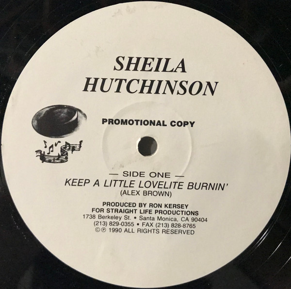 baixar álbum Sheila Hutchinson - Keep A Little Lovelite Burnin Ill Be There For You