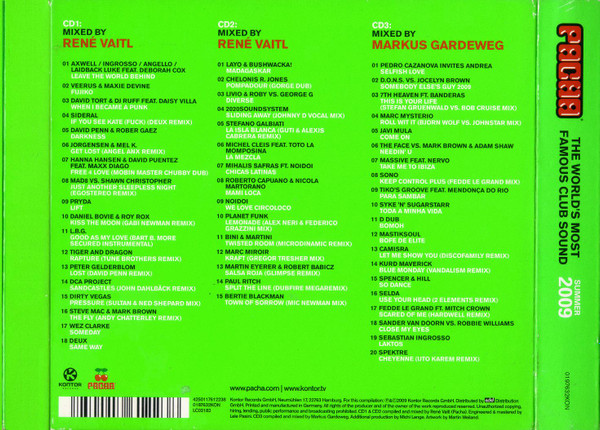 last ned album Various - Pacha Summer 2009