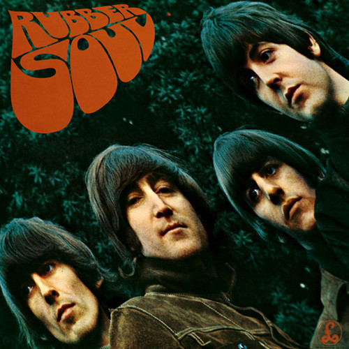 Rubber Soul Promotional Ad Poster 1965 WINDOW Card 1960's The Beatles 