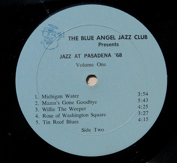 ladda ner album The Blue Angel Jazz Club - Jazz At Pasadena 68 Volume 1