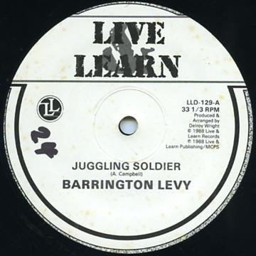 Barrington Levy – Juggling Soldier (1987, Vinyl) - Discogs
