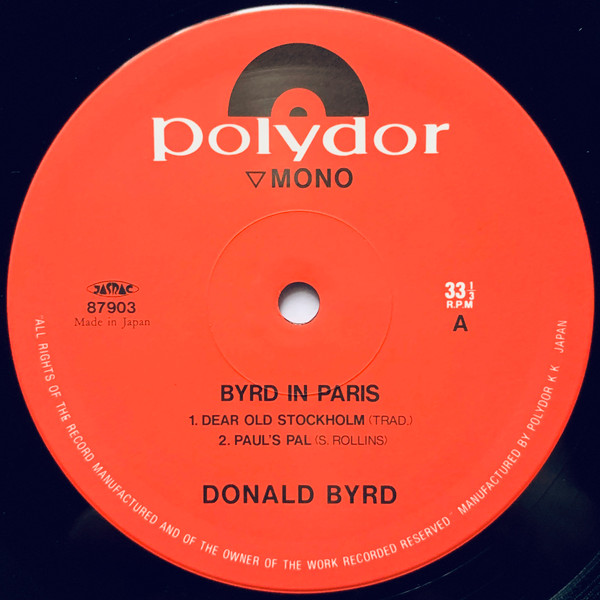 ladda ner album The Donald Byrd Quintet - Byrd In Paris