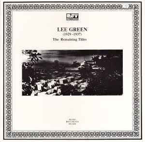 (1929-1937) The Remaining Titles - Lee Green
