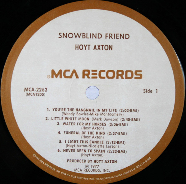 télécharger l'album Hoyt Axton - Snowblind Friend