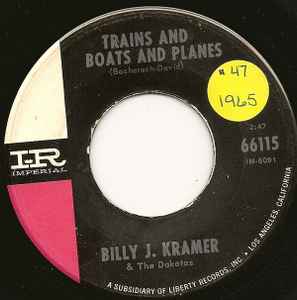 Billy J. Kramer & The Dakotas - Trains And Boats And Planes / That's The Way I Feel album cover