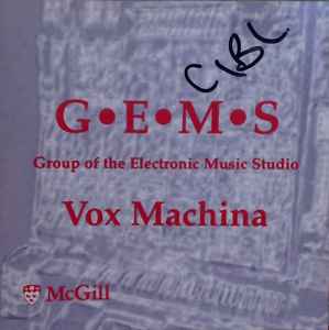 Group Of The Electronic Music Studio - McGill University - Vox Machina album cover