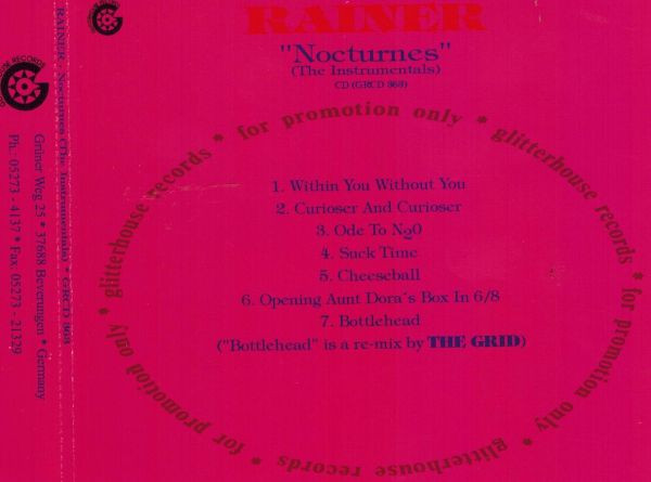 télécharger l'album Rainer - Nocturnes The Instrumentals