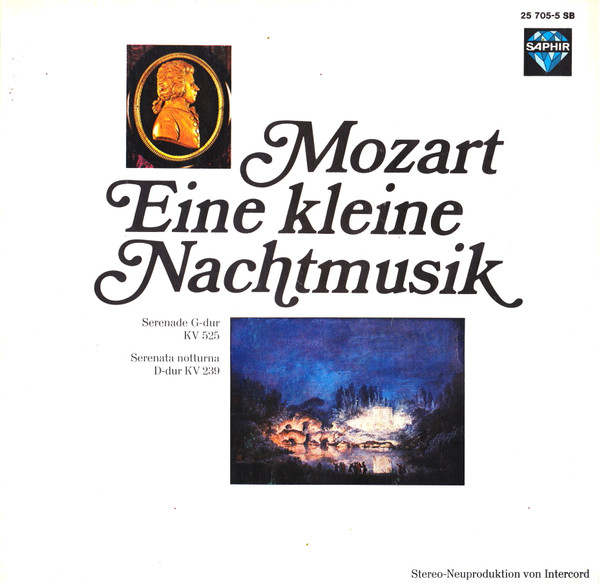 Обложка конверта виниловой пластинки Wolfgang Amadeus Mozart, Stuttgarter Kammermusik-Collegium - Eine Kleine Nachtmusik