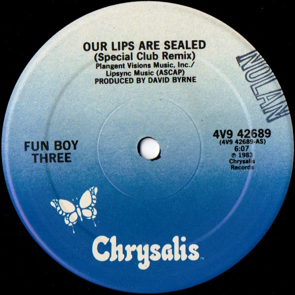 Fun Boy Three – Our Lips Are Sealed (1983, Vinyl) - Discogs