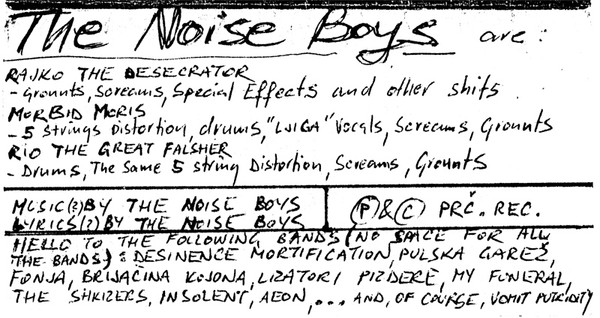 télécharger l'album The Noise Boys - Teški Kažin Demo 1