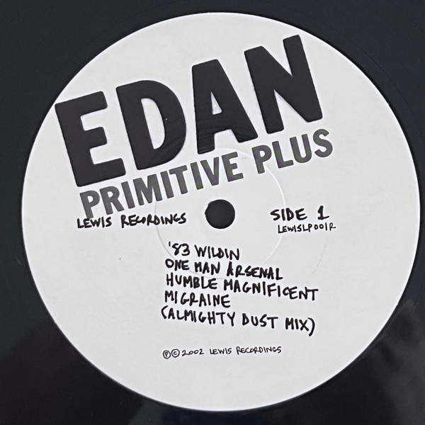 Edan - Primitive Plus | Lewis Recordings (LEWISLP001R) - 3