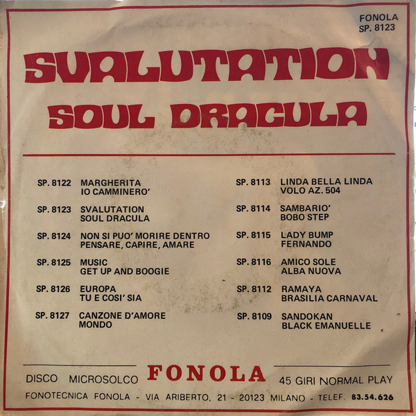 descargar álbum George Papas E La Sua Orchestra - Svalutation Soul Dracula