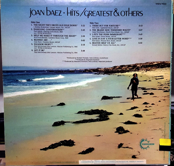 Joan Baez - Hits/Greatest & Others | Vanguard (VSD-79332) - 2