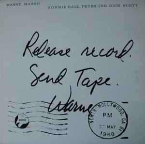 Warne Marsh - Release Record. Send Tape.