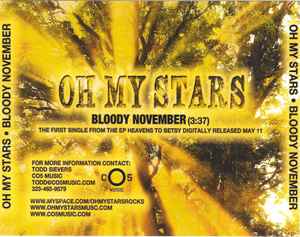 Oh My Stars - Bloody November album cover